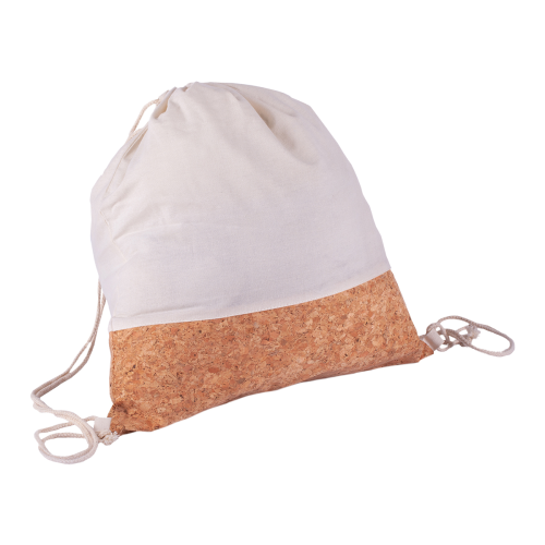 Сумка на шнурках из пробки Alfena, бежевый