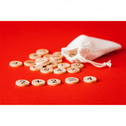 Деревянная счетная игра Count-me-in, бежевый