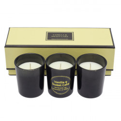 Набор ароматических свечей, бежевый Набор ароматических свечей, бежевый