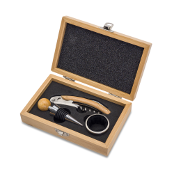 Набор для вина Sommelier из бамбука