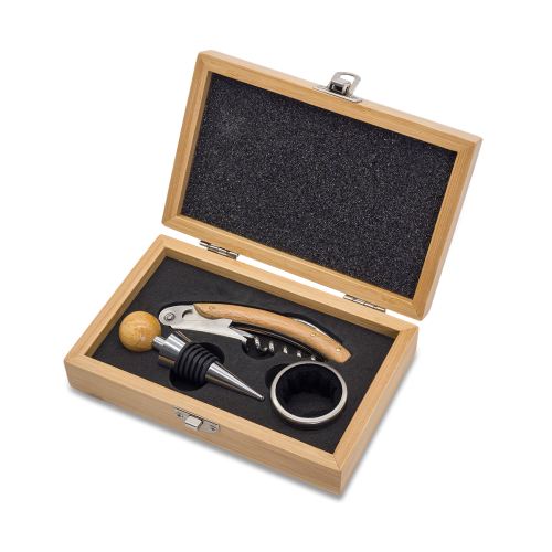 Набор для вина Sommelier из бамбука