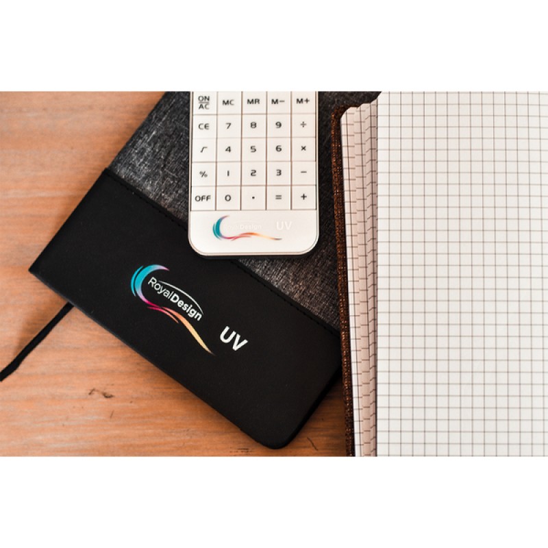 Блокнот Amadora формата A5, серый