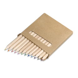 Набор карандашей 9 см, 12 цветов