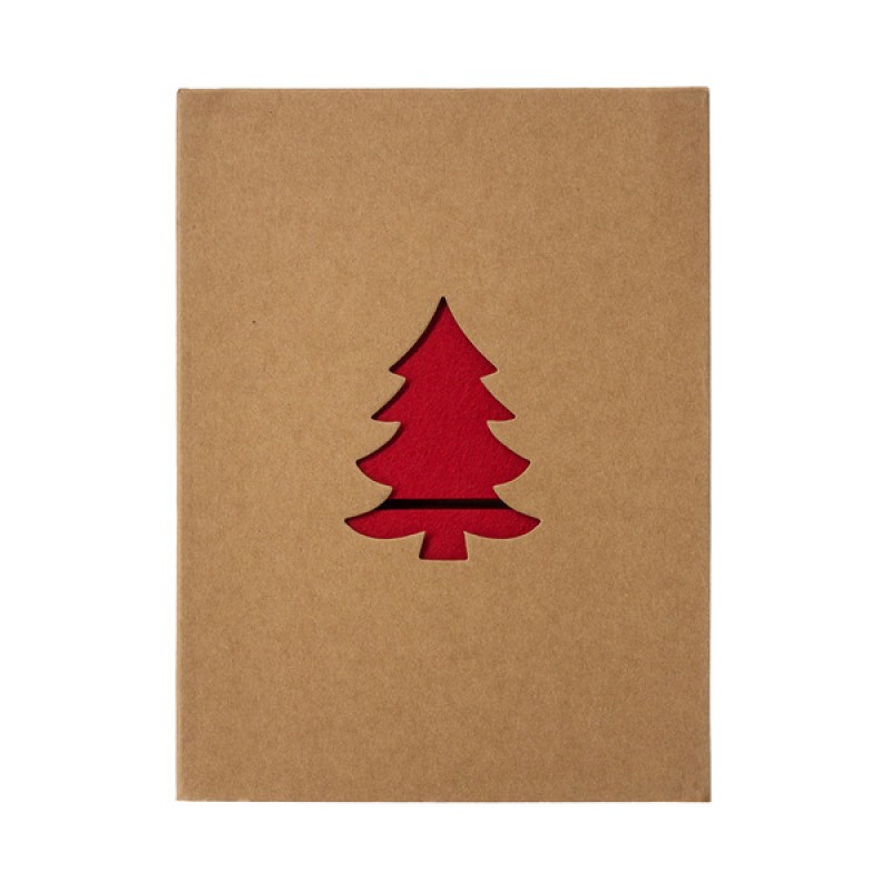 Кармашки для столовых приборов Tweegy из фетра, красные