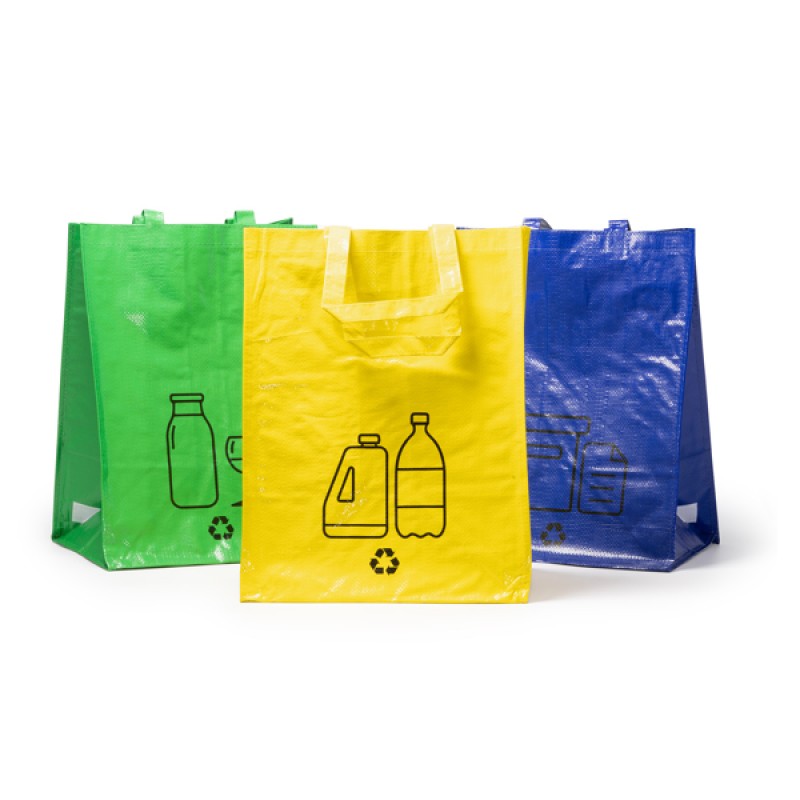 Мешки для вторичной переработки VOLGA GREEN/BLUE/YELLOW