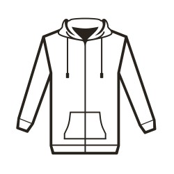 Thc amsterdam wh. толстовка мужская, с молнией и капюшоном